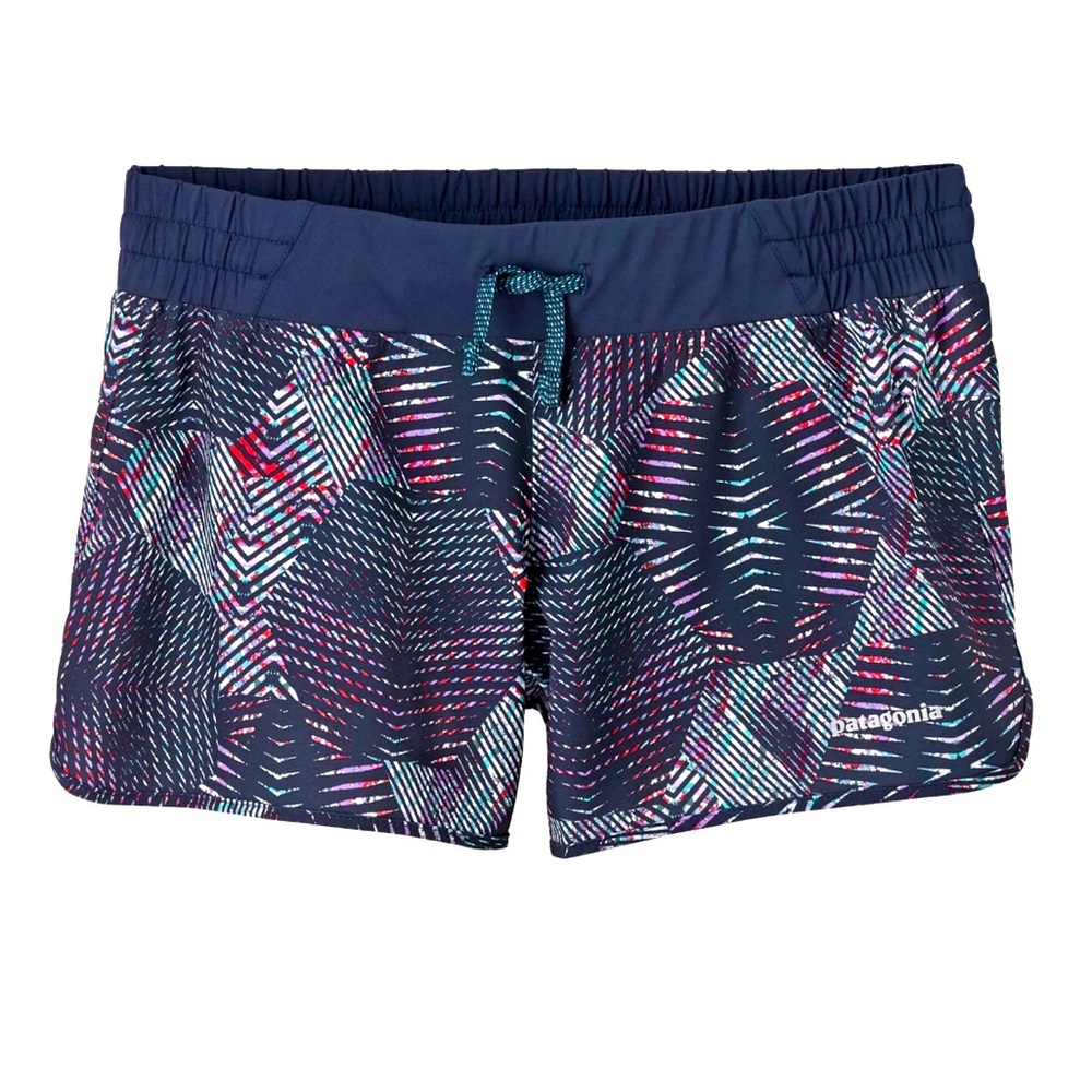 Patagonia Nine Trails 4” Lightweight Moisture Wicking Navy Blue Shorts Size M